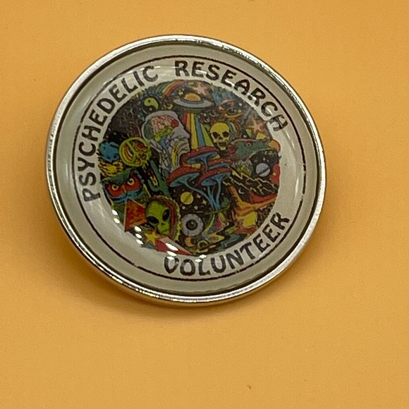Psychedelic Research Volunteer Brooch, NWOT, For Bundle Purchases Only - Picture 3 of 5